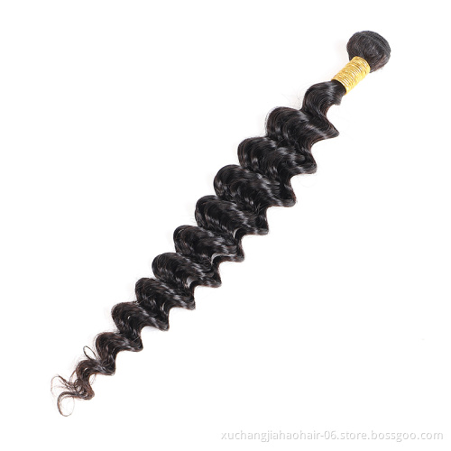 50% OFF Woman's romance Wholesale Cheap 100% Unprocessed Natural Cuticle Aligned Raw Remy Indian Deep Wave Hair Bundle In Indian